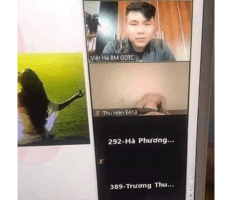 thu hien lo clip hoc zoom